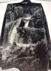 Black Mountain Wolf fleece zip up XL